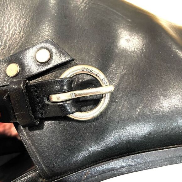 RAG & BONE Leather Heeled Sandals - Picture 7 of 10